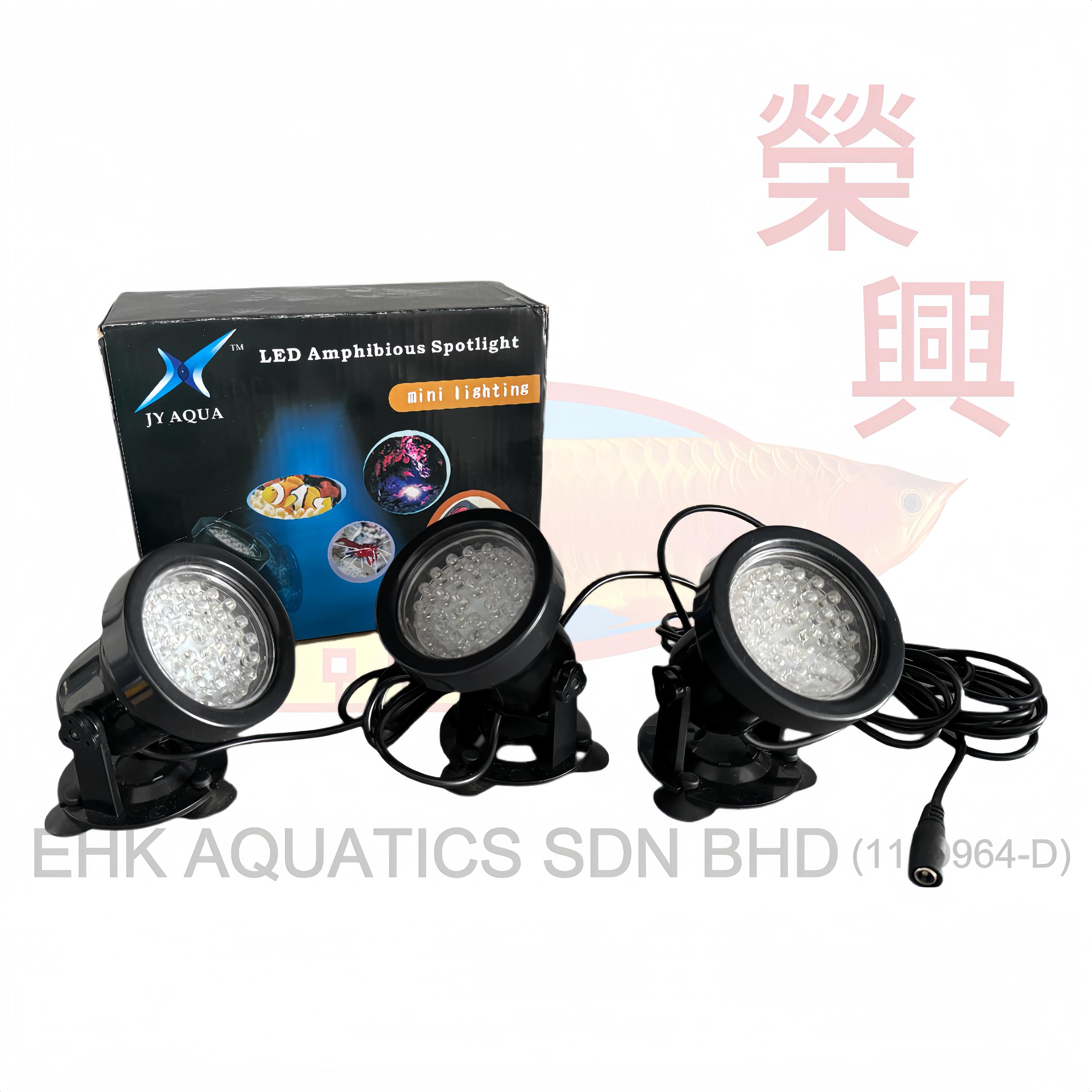 JY-013 LED AMPHIBIOUS SPOTLIGHT (1 SET – 3 UNIT) - EHK Aquatics